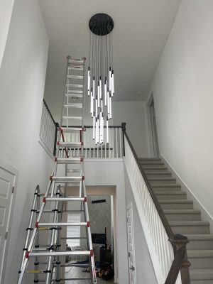 Professional Light Fixture & Ceiling Fan Installations ATX 512 676 7860 21' A-Frame Ladder