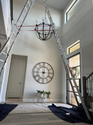 21 Ft A-Frame Ladder / Light Fixtures / Ceiling Fans / Work at Height ATX 512 676 7860